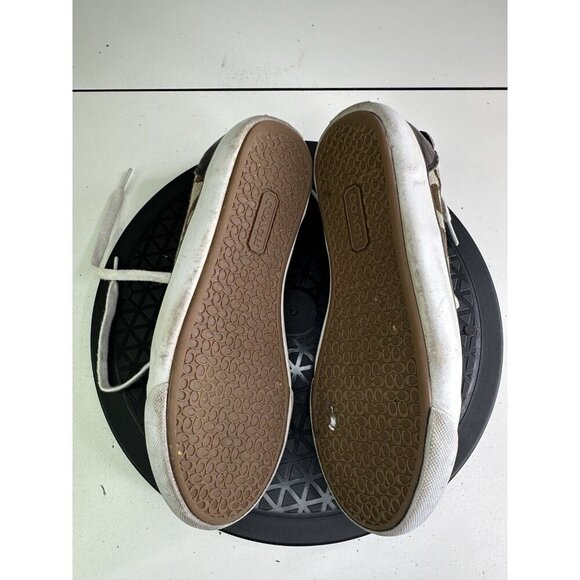 Coach Barrett 2 Brown Sneakers Sz 7B 37 - Picture 9 of 10